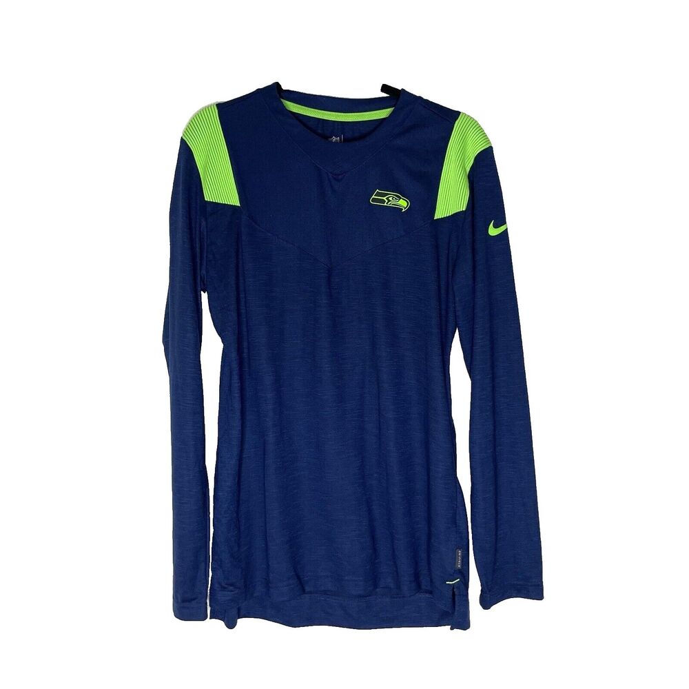 Nike Seattle Seahawks Sideline Tonal Logo Performance Player Long Sleeve T-Shirt